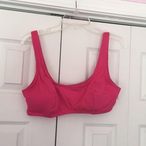 Ribbed bikini top